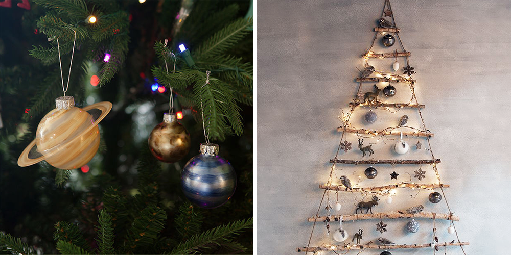 8 Awesome Christmas Tree Trends for 2019 galaxy tree floating shelf