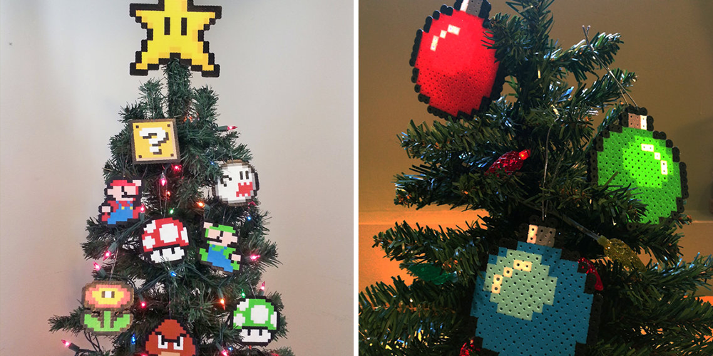 8 Awesome Christmas Tree Trends for 2019 retro gamer tree