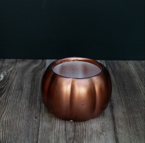 Copper pumpkin vase | Salisbury Greenhouse - St. Albert, Sherwood Park