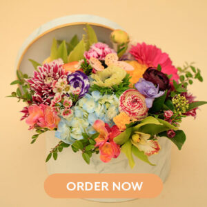 Salisbury Greenhouse -Order Flowers Online for Mothers Day 2022-large hatbox flowers