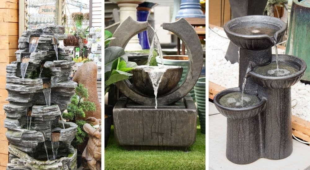 Salisbury Greenhouse-Sherwood Park-Alberta-An Easy Way to Add Something Different to Your Yard - fountain selection