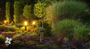 Salisbury Greenhouse-Sherwood Park-Alberta-Atmospheric Nighttime Lighting-Hero