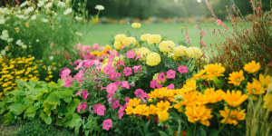 Salisbury Greenhouse-Sherwood Park-Alberta-Mid summer garden maintenance-blooming summer garden