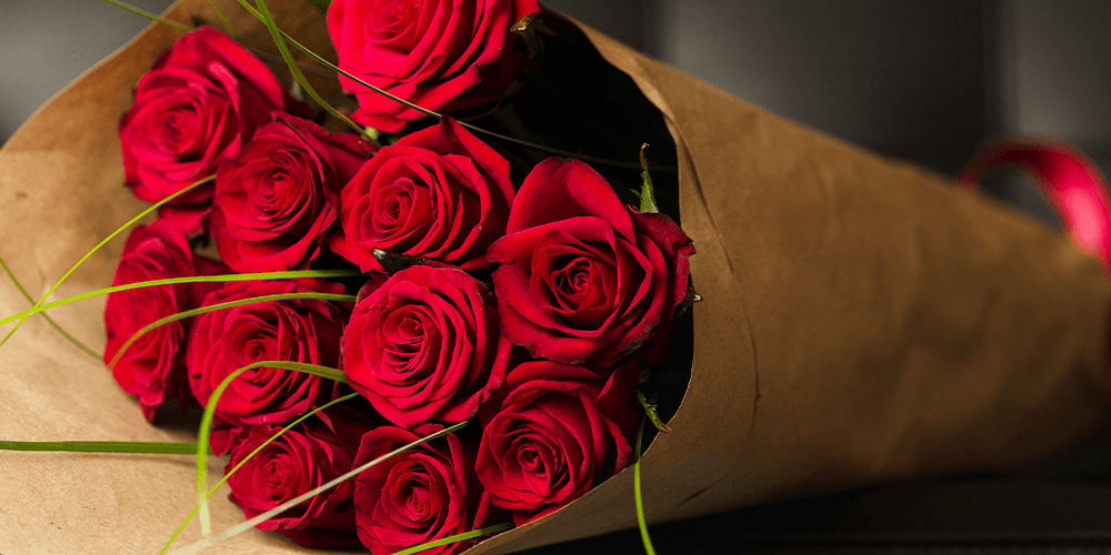 Salisbury at Enjoy Floral Studio bouquet of red roses