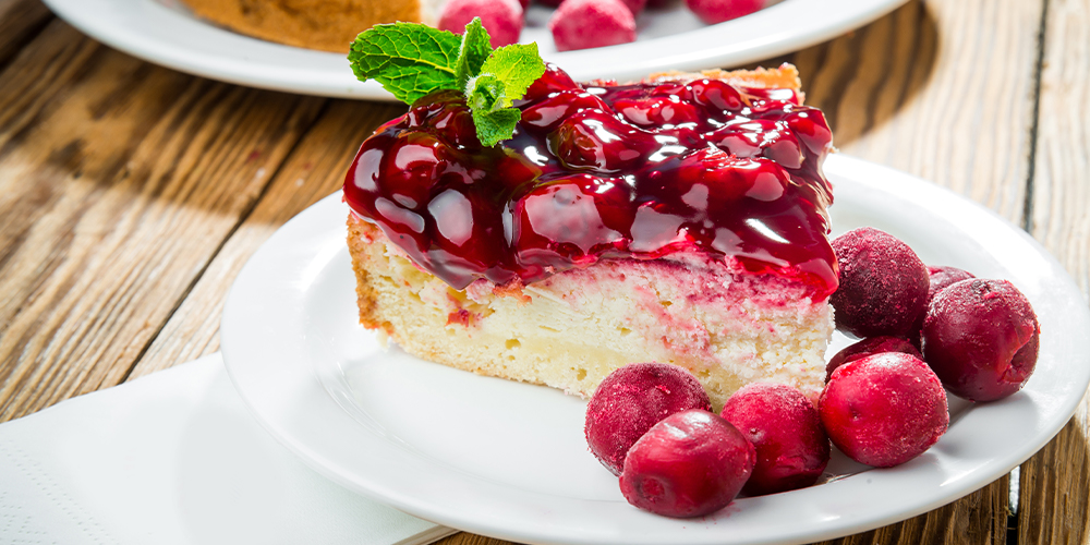 what to do with sour cherries cheesecake