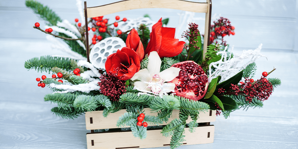-christmas florals Salisbury Greenhouse