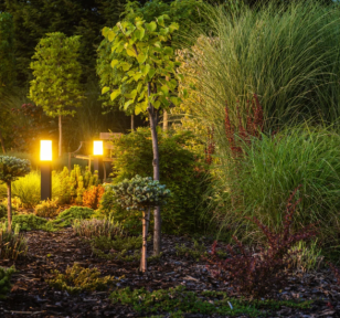 Salisbury Greenhouse-Sherwood Park-Alberta-Atmospheric Nighttime Lighting-Hero
