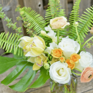 salisbury at enjoy floral studio fan floral shaped arrangement