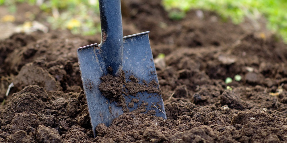 prepping garden soil