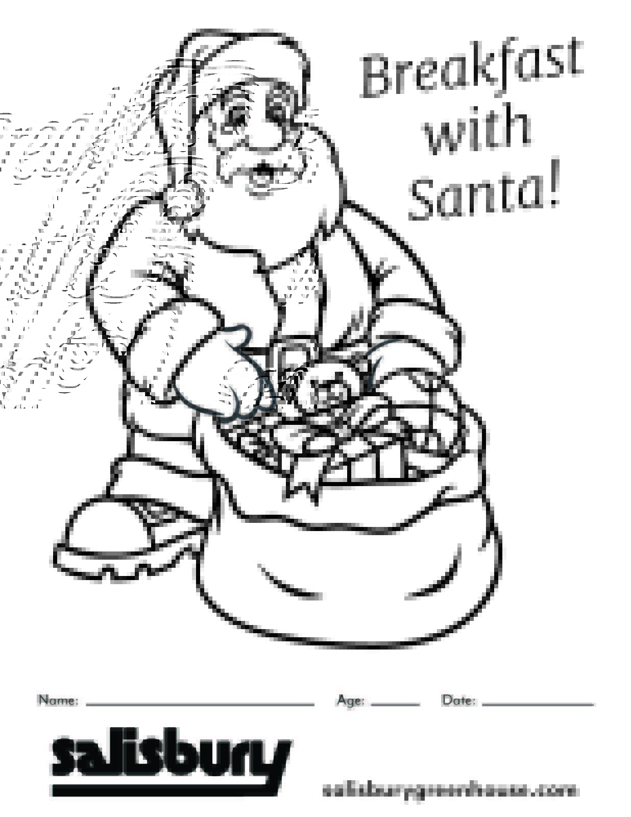 Santa with bag full of toys | Salisbury Greenhouse - St. Albert, Sherwood Park