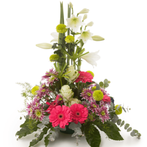 salisbury at enjoy floral studio vertical floral arrangement
